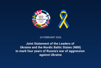 Joint Statement  of the Leaders of Ukraine and the Nordic Baltic States (NB8)  to mark four years of Russia’s war of aggression against Ukraine  24 February 2026